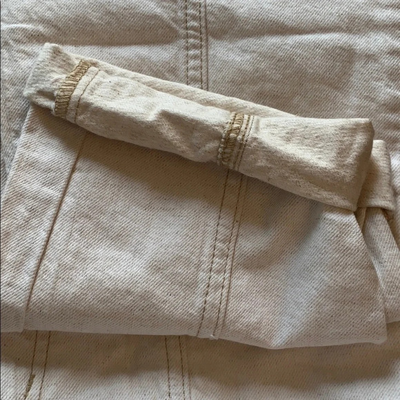 NWT!! Free People ECRU high waisted jeans 28 - Picture 4 of 4